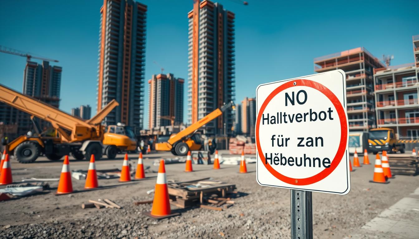 Halteverbot Kran & Hebebühne – sicher beantragen