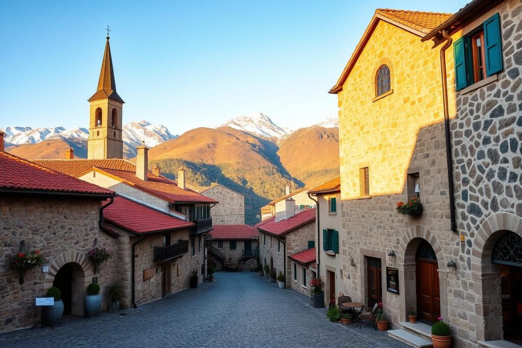 Historischer Ort Ordino Andorra