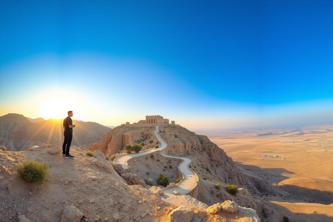 Masada Sonnenaufgang