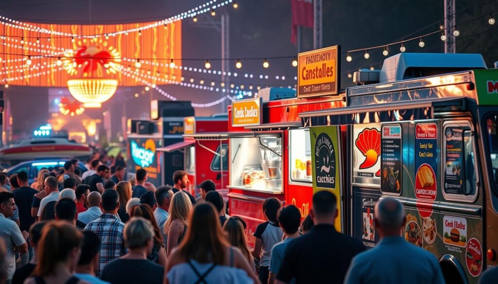 Mobile Food Trucks bei Eventgastronomie
