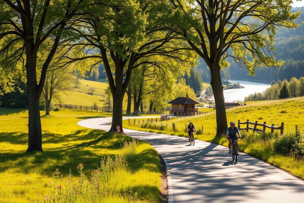 Naturparks am Radweg